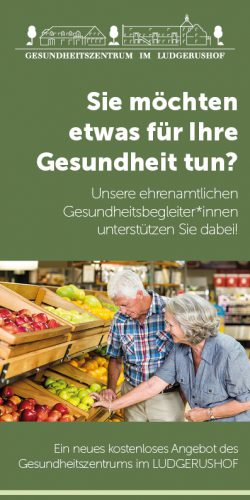 Gesundheitszentrum LUDGERUSHOF - Gesundheitsbegleitung Flyer